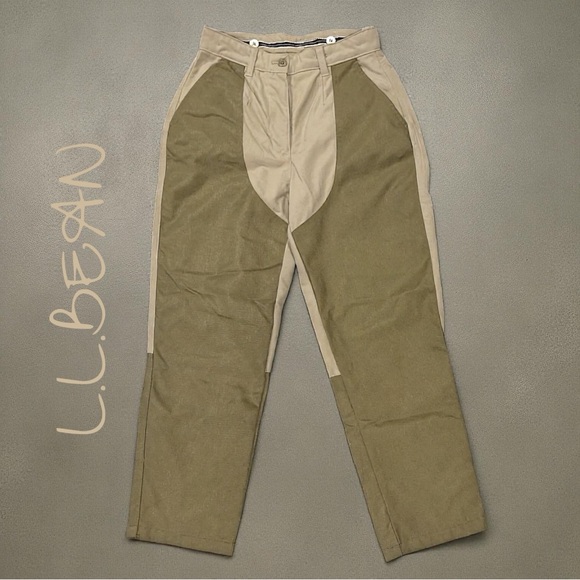 L.L. Bean Women’s Two-Tone Field Pants Size 6 - Rugged Outdoor Hunting/Workeear - Picture 1 of 8